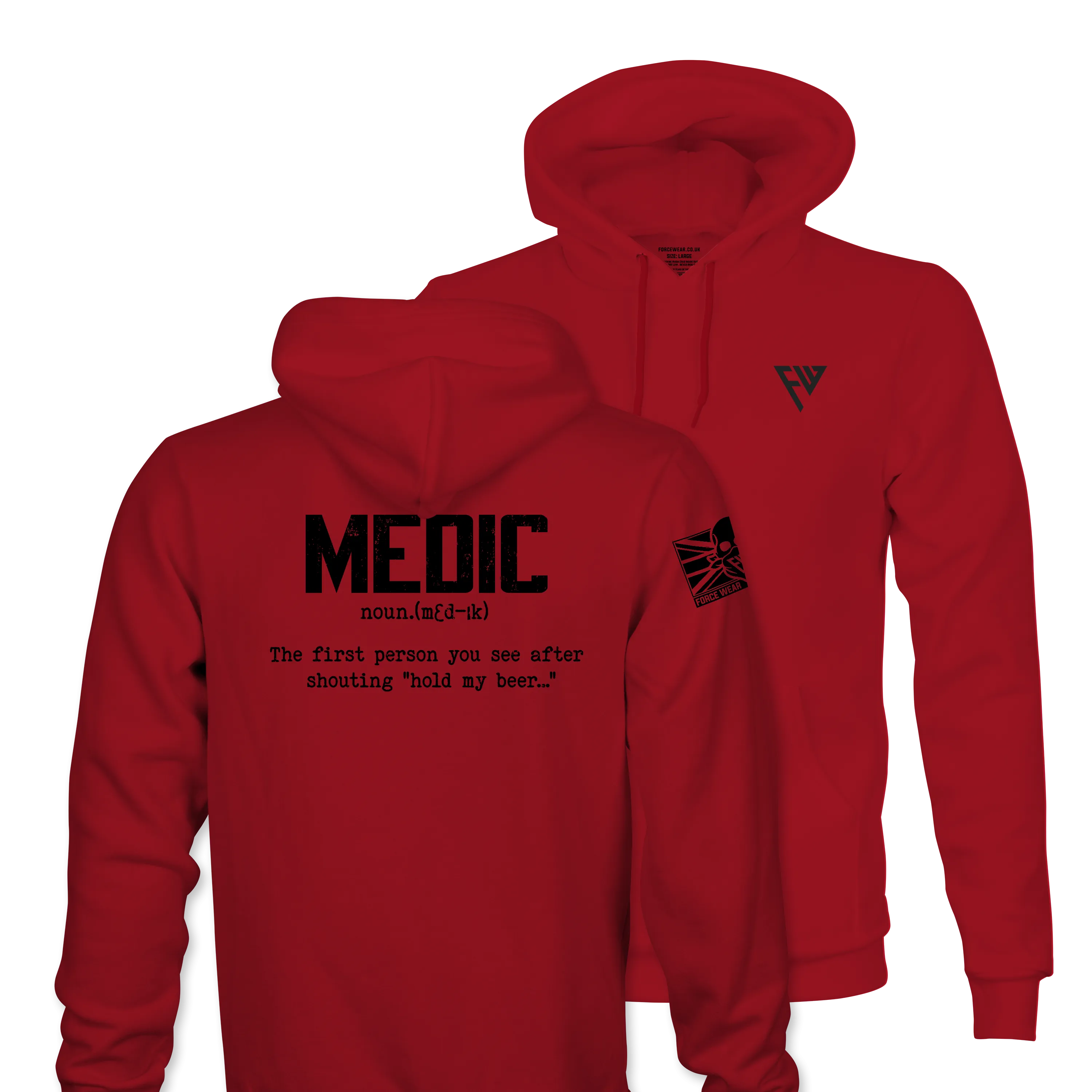 MEDIC TAG & BACK HOODIE