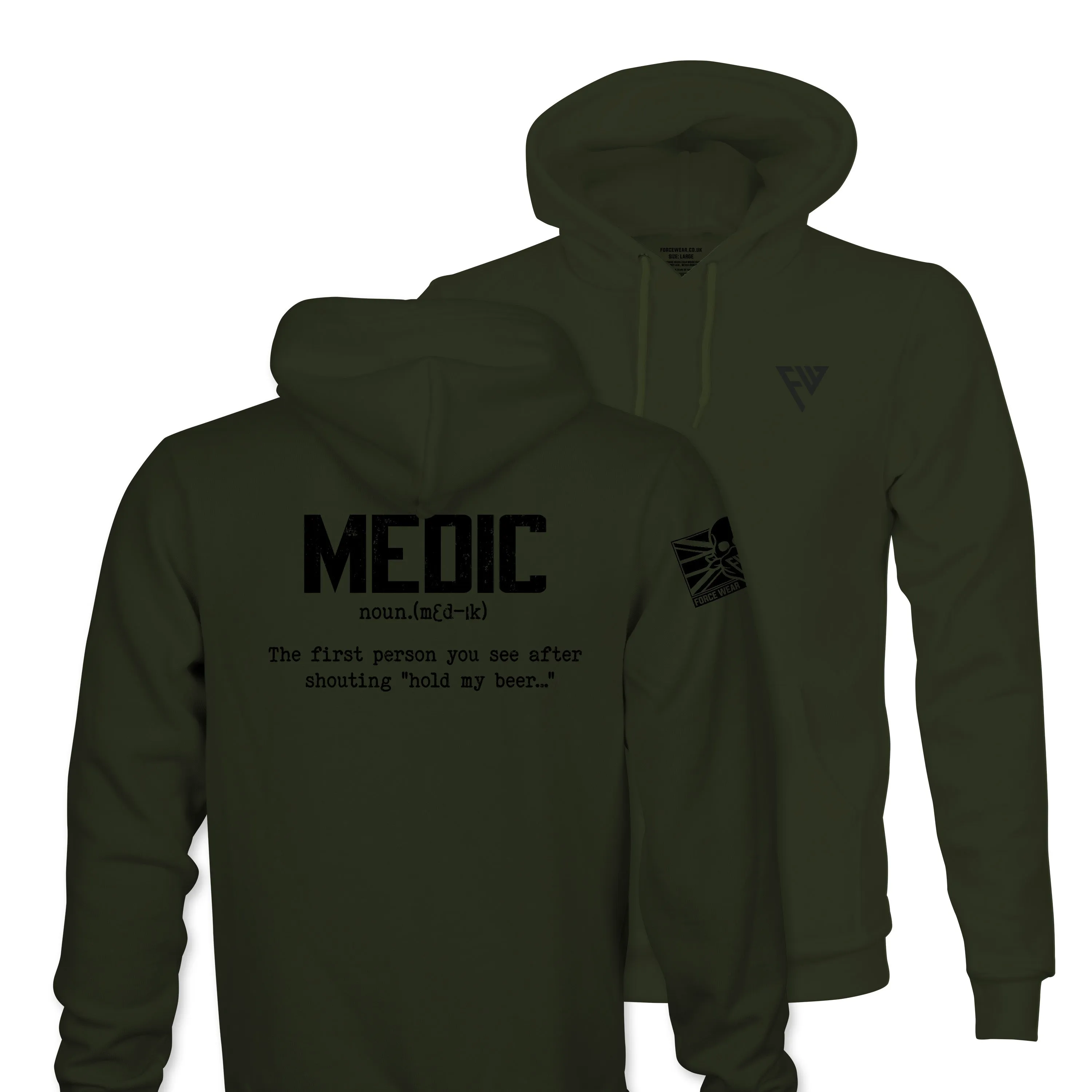 MEDIC TAG & BACK HOODIE
