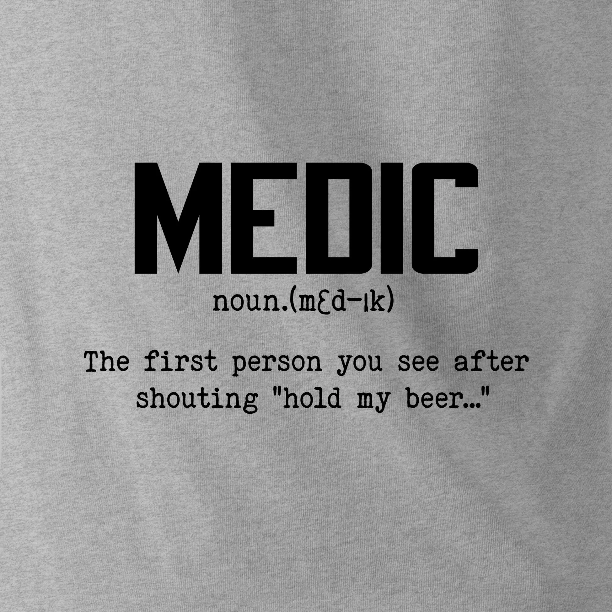 MEDIC TAG & BACK HOODIE