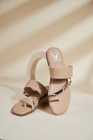 Medusa Beige Flats
