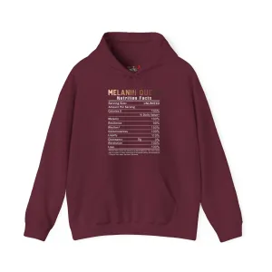 Melanin Queen Nutrition Facts Magic Heavy Blend Unisex Hoodie