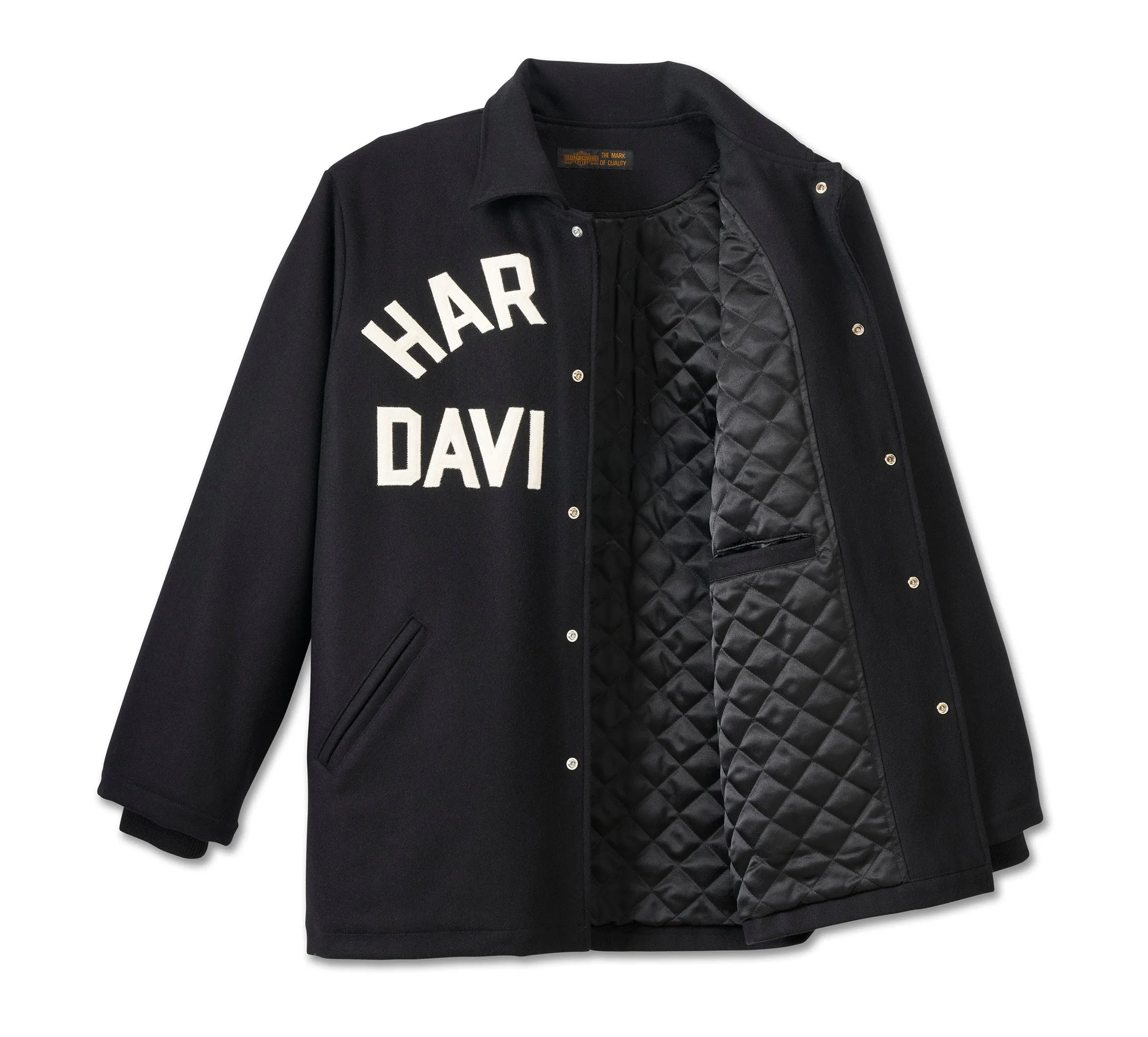 Melton Wool Jacket - Black