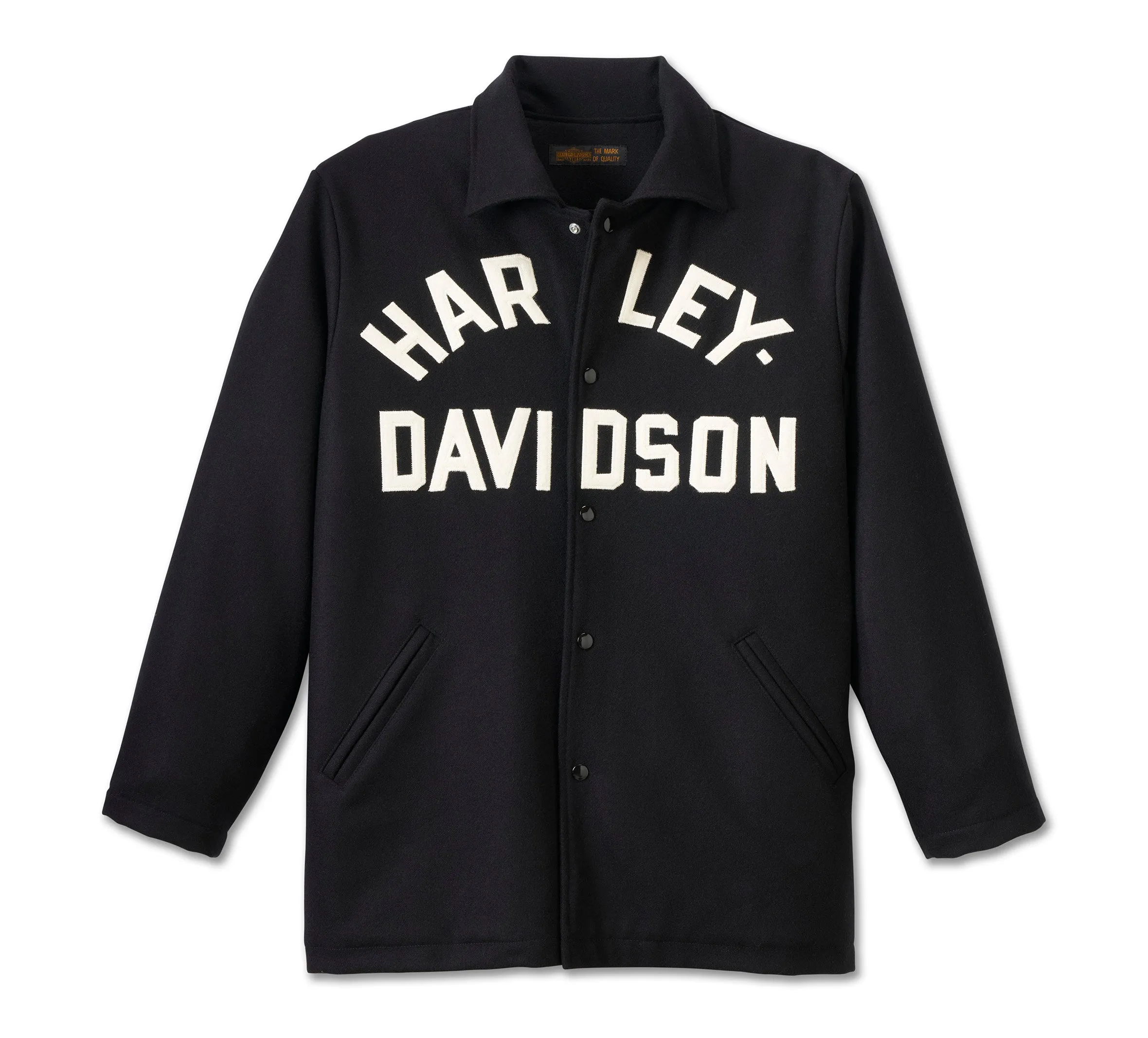 Melton Wool Jacket - Black