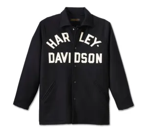 Melton Wool Jacket - Black