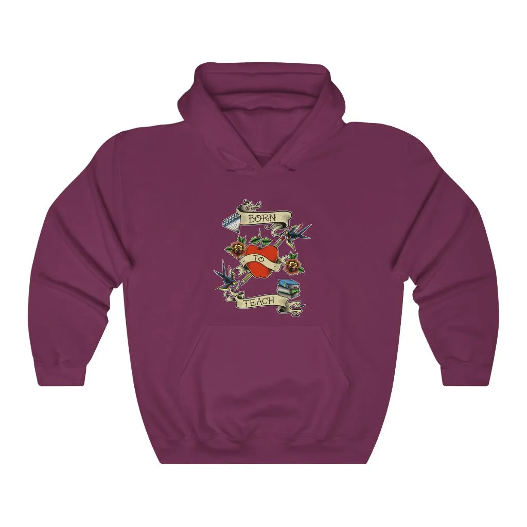 Men's Born to Teach Pullover Hoodie