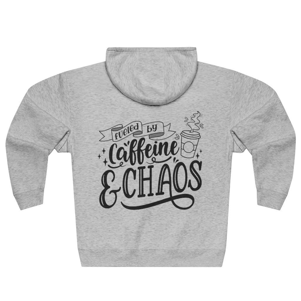 Men's Caffeine & Chaos Full Zip Hoodie