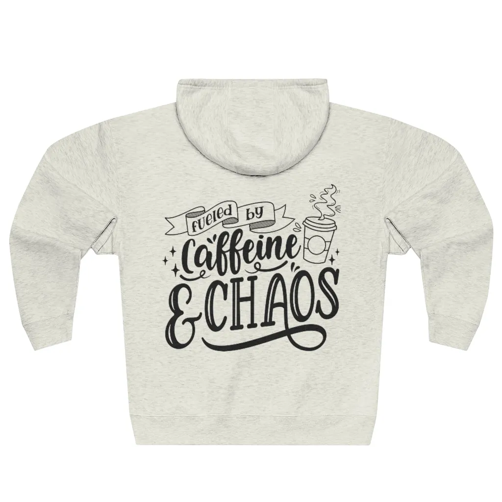 Men's Caffeine & Chaos Full Zip Hoodie