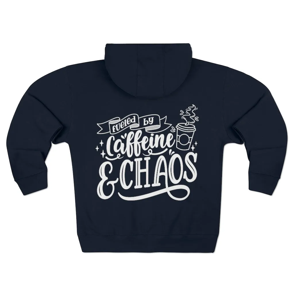 Men's Caffeine & Chaos Full Zip Hoodie