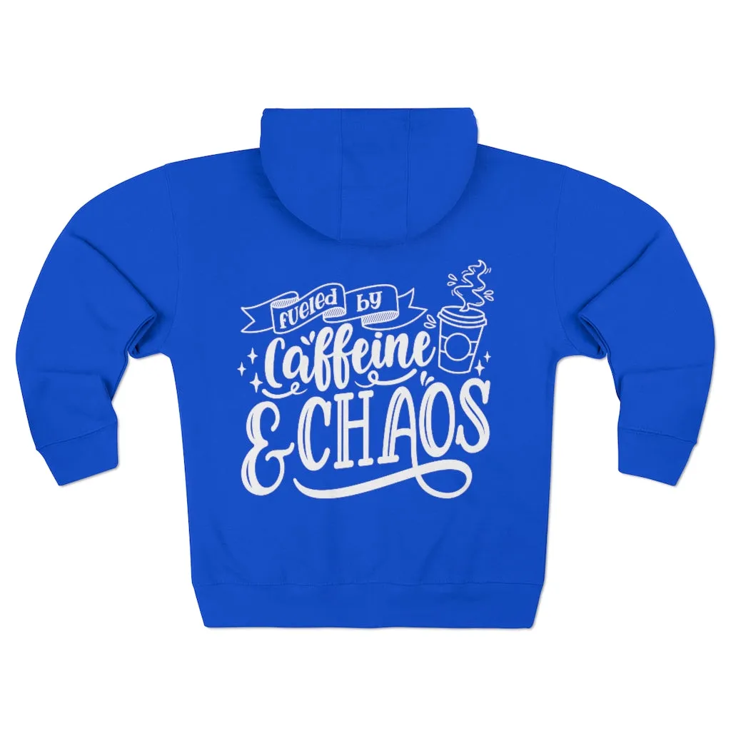 Men's Caffeine & Chaos Full Zip Hoodie
