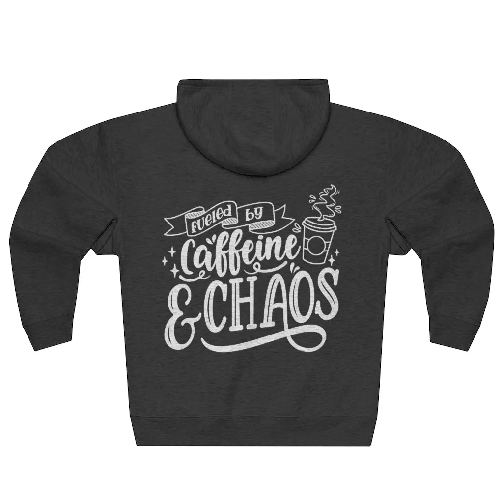 Men's Caffeine & Chaos Full Zip Hoodie