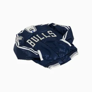 Men's Chicago Bulls NBA Varsity Satin Jacket
