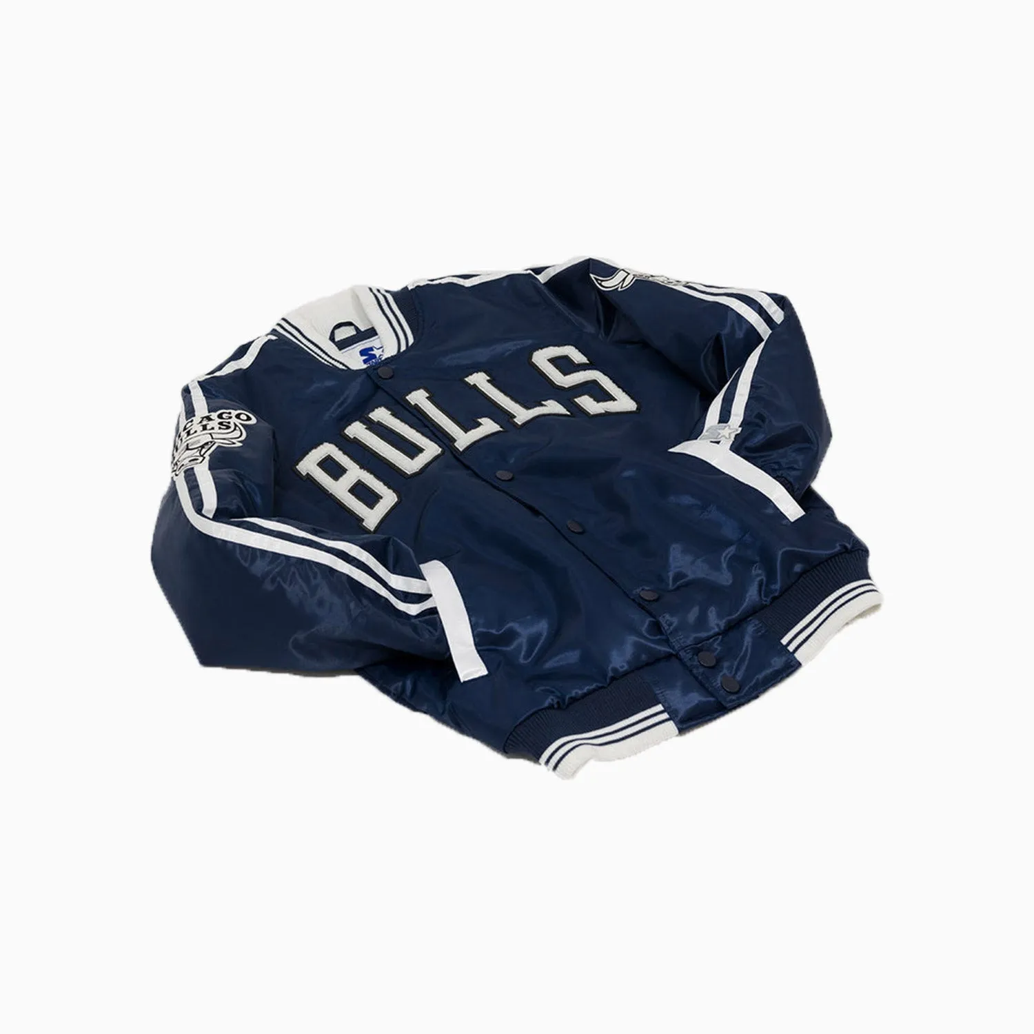 Men's Chicago Bulls NBA Varsity Satin Jacket