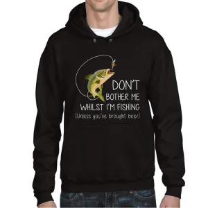 Men's Don't Bother Me Fishing Hoodie