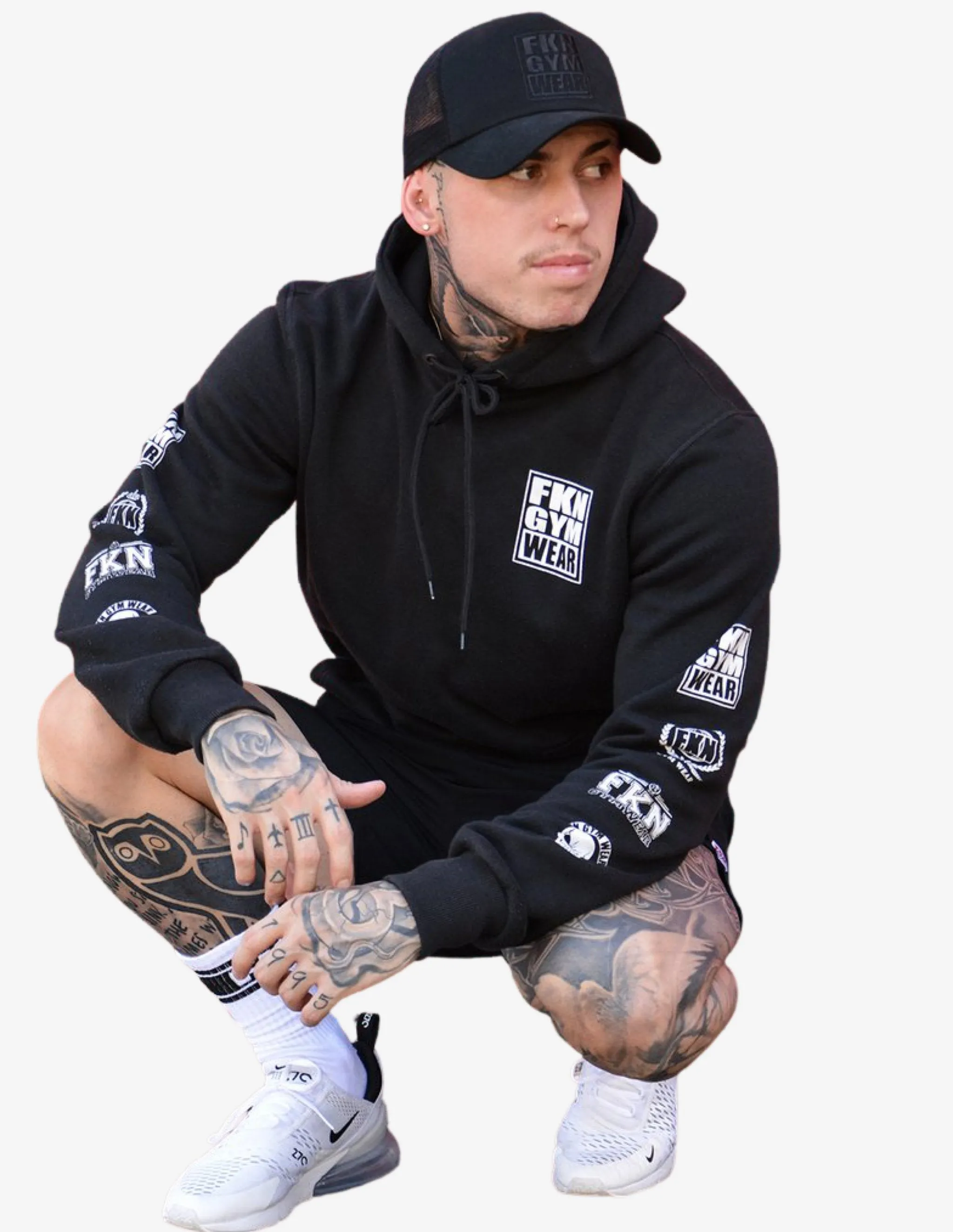 MEN'S GYM HOODIE | HEIST | BLACK