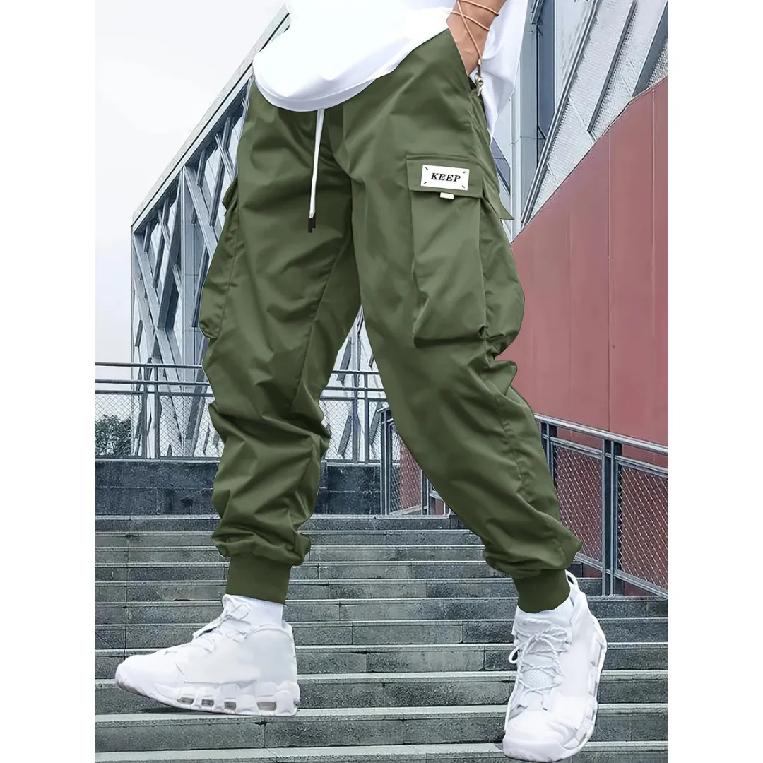 Men's Streetwear Cargo Joggers | Outdoor