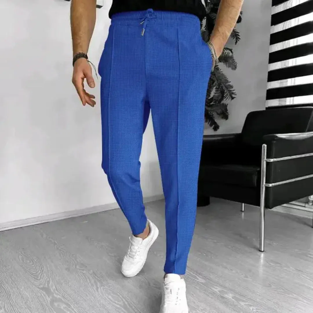 Men's Stylish Tapered Drawstring Pants | Casual
