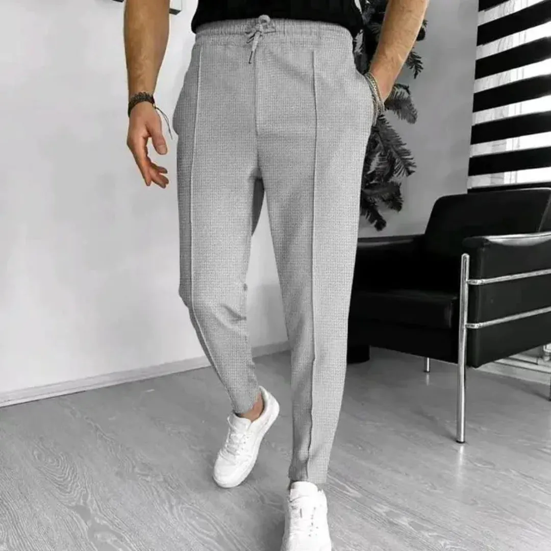 Men's Stylish Tapered Drawstring Pants | Casual
