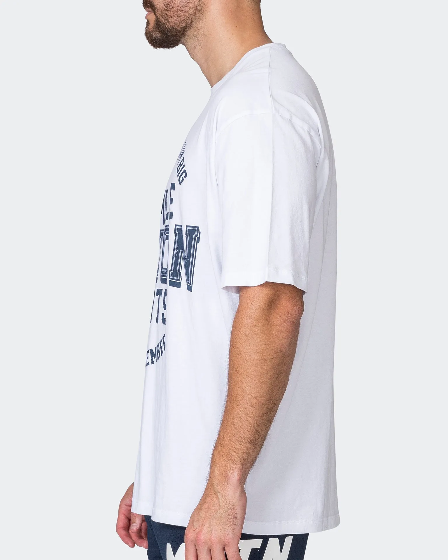 Mens Team MN Oversized Tee - White
