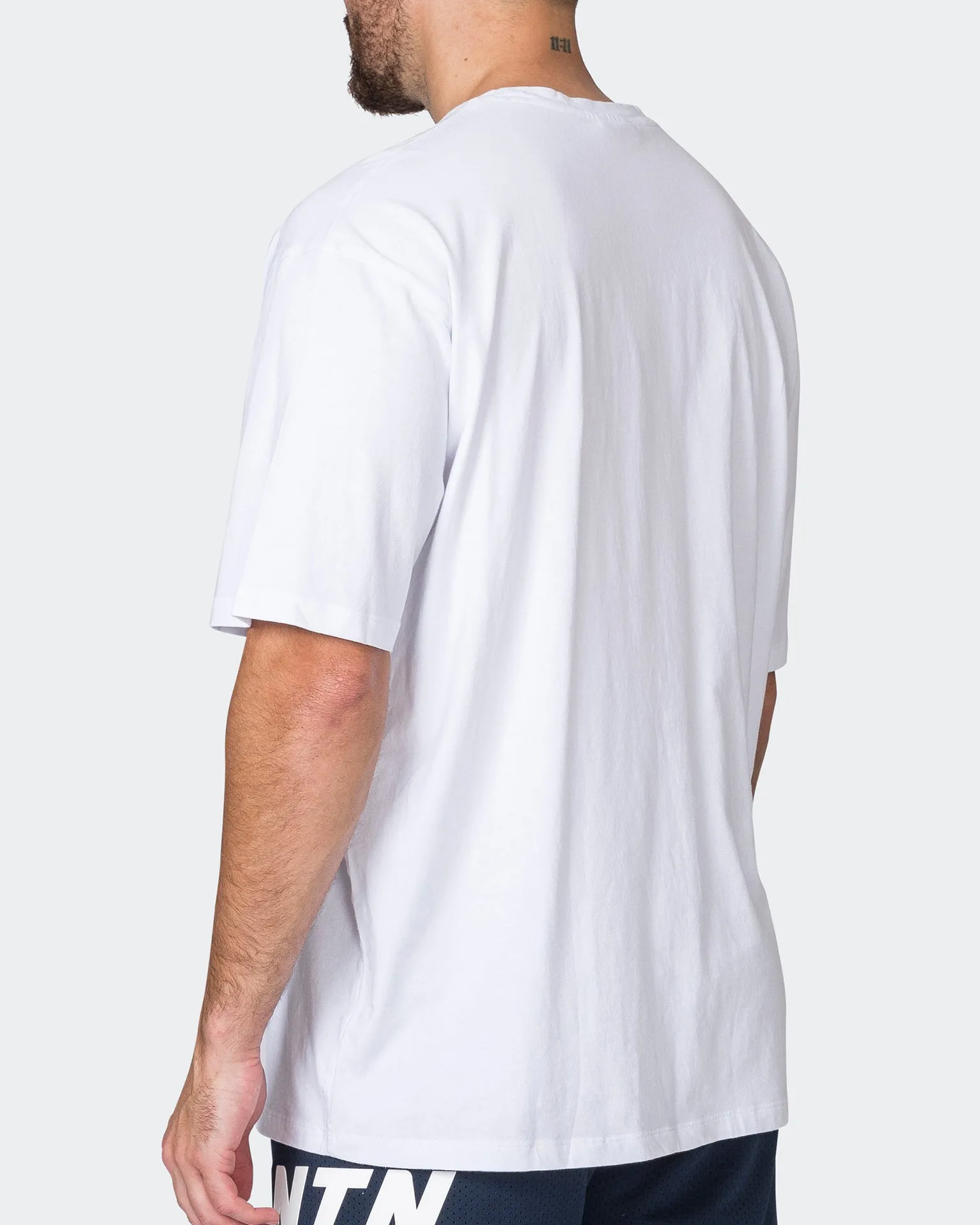 Mens Team MN Oversized Tee - White