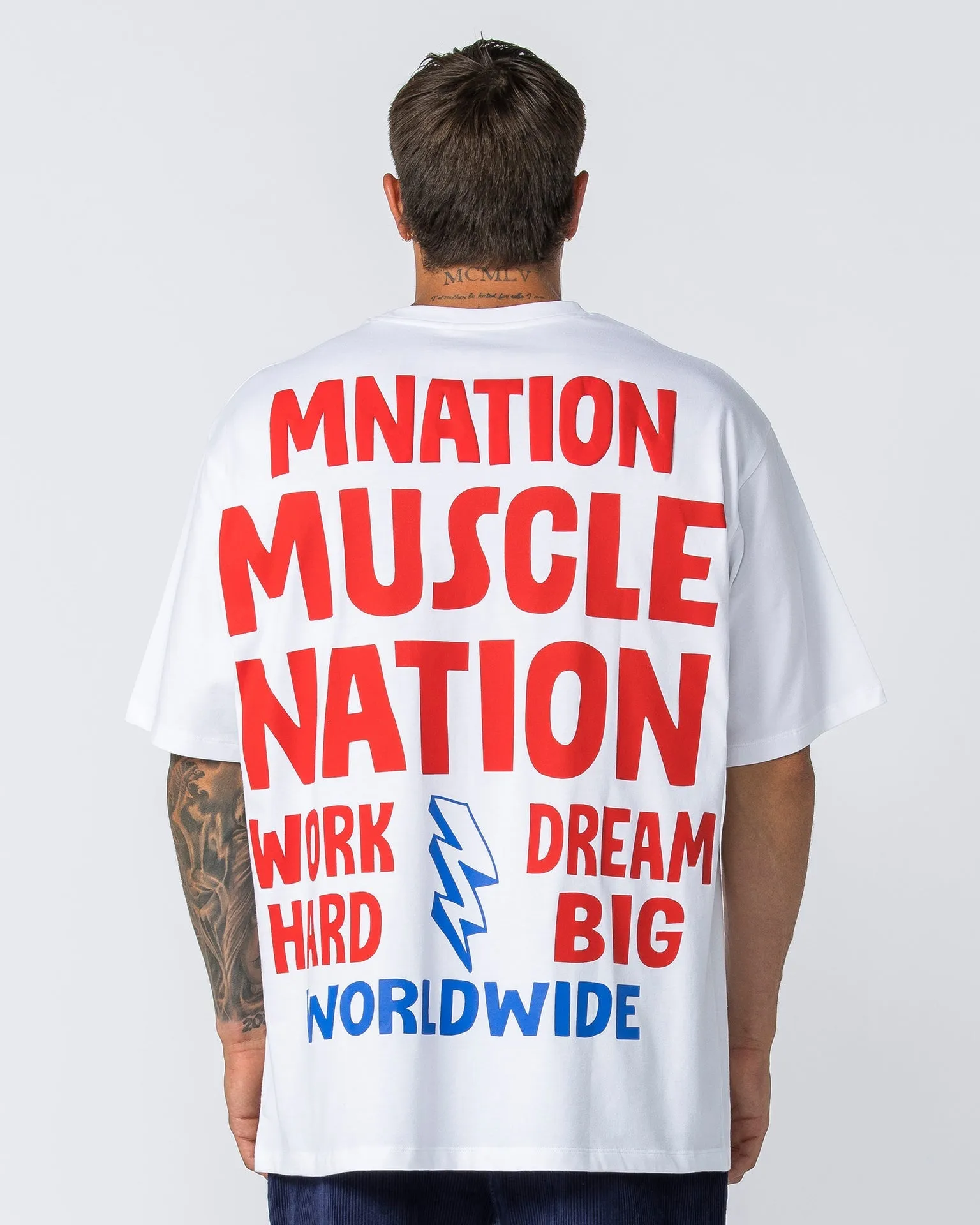Mens Tour Oversized Tee - White