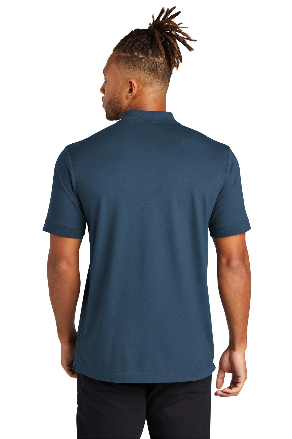 Mercer Mettle Stretch Pique Henley MM1008 Insignia Blue