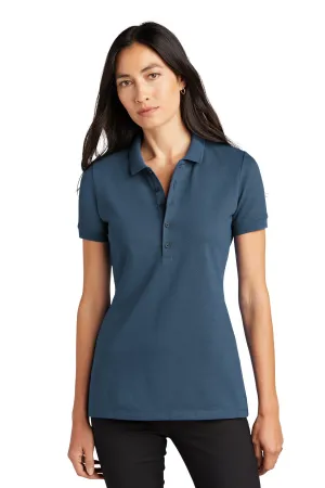 Mercer Mettle Women's Stretch Heavyweight Pique Polo MM1001 Insignia Blue