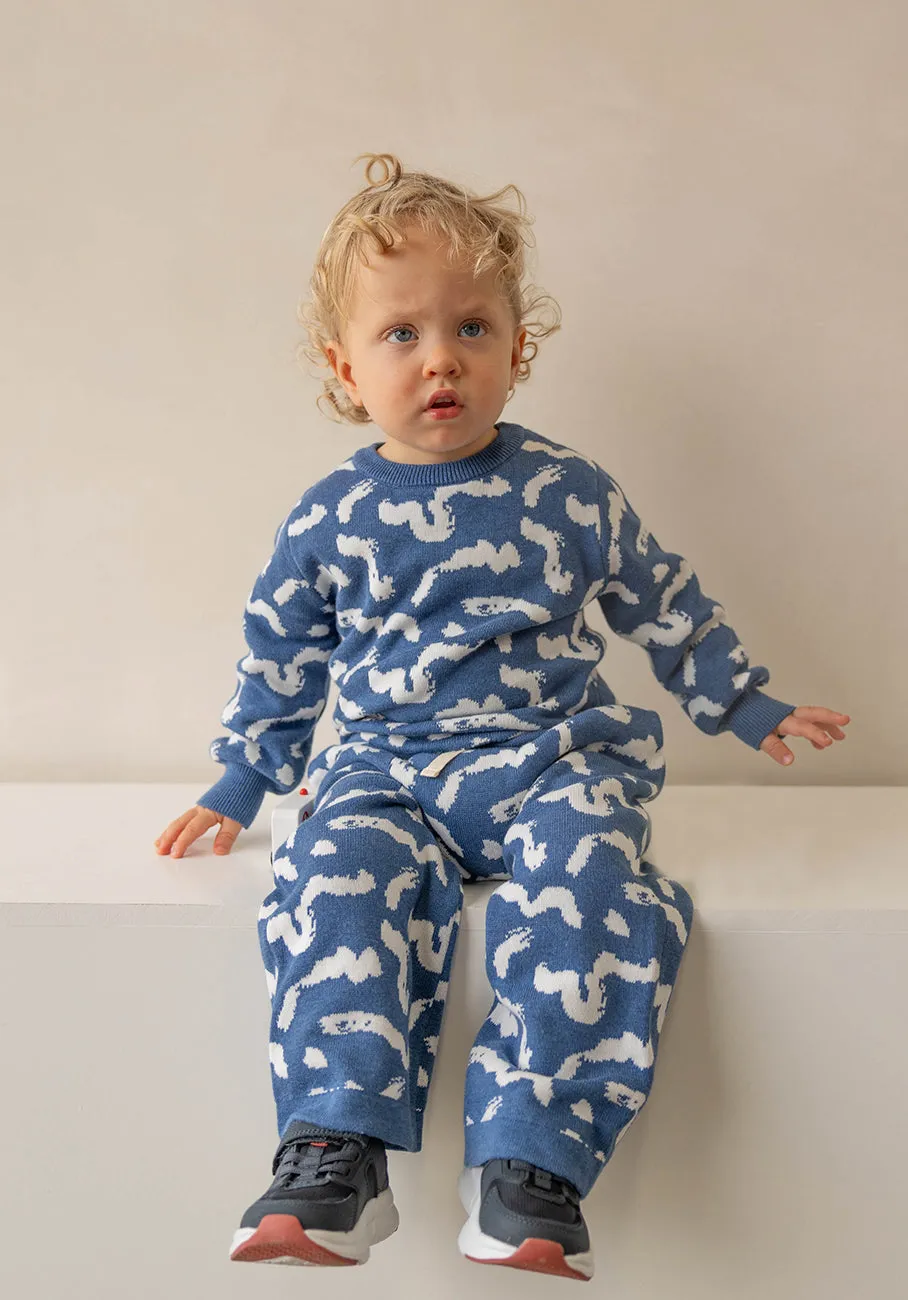 Miann & Co Baby - Knit Round Neck Jumper - Squiggle