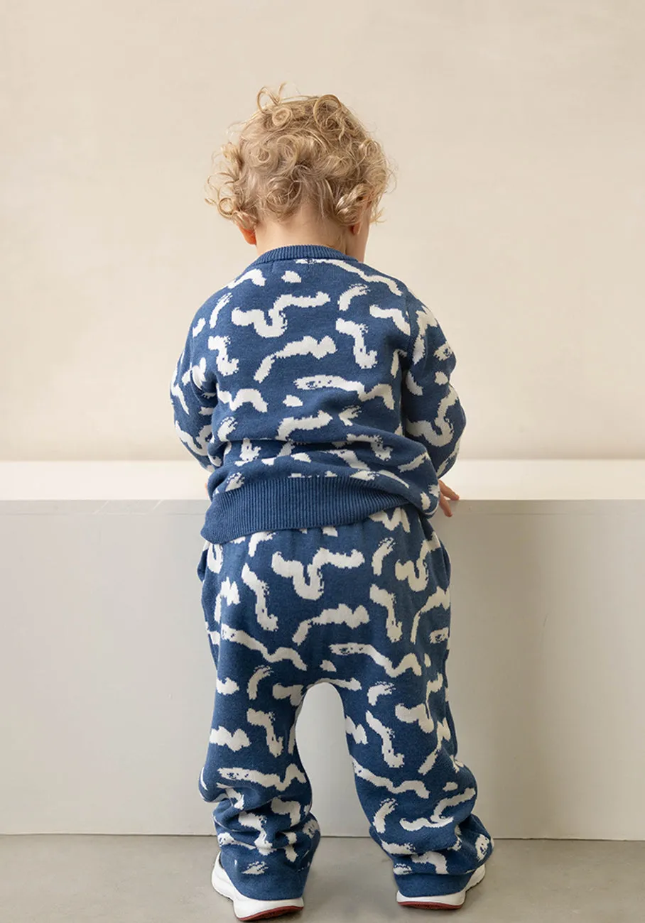 Miann & Co Baby - Knit Round Neck Jumper - Squiggle