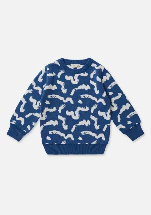 Miann & Co Kids - Knit Round Neck Jumper - Squiggle