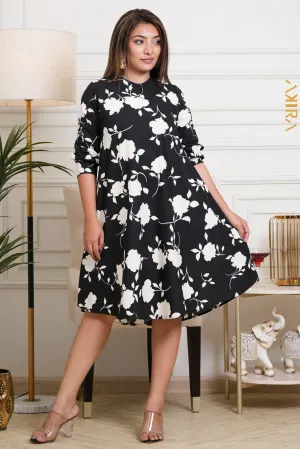 Midnight Orchid Dress | Kaftan, Bohemian Dress, Floral Dress, Boho Maxi Dress