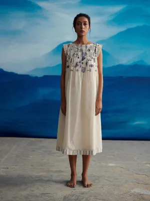 Mignon Pleated Neck Dress