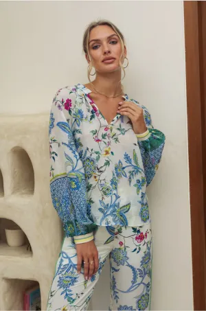 Miki Balinese Floral Top