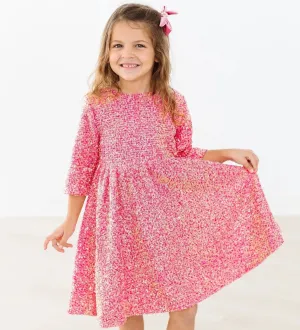 Mila & Rose - Hot Pink Sequin Dress