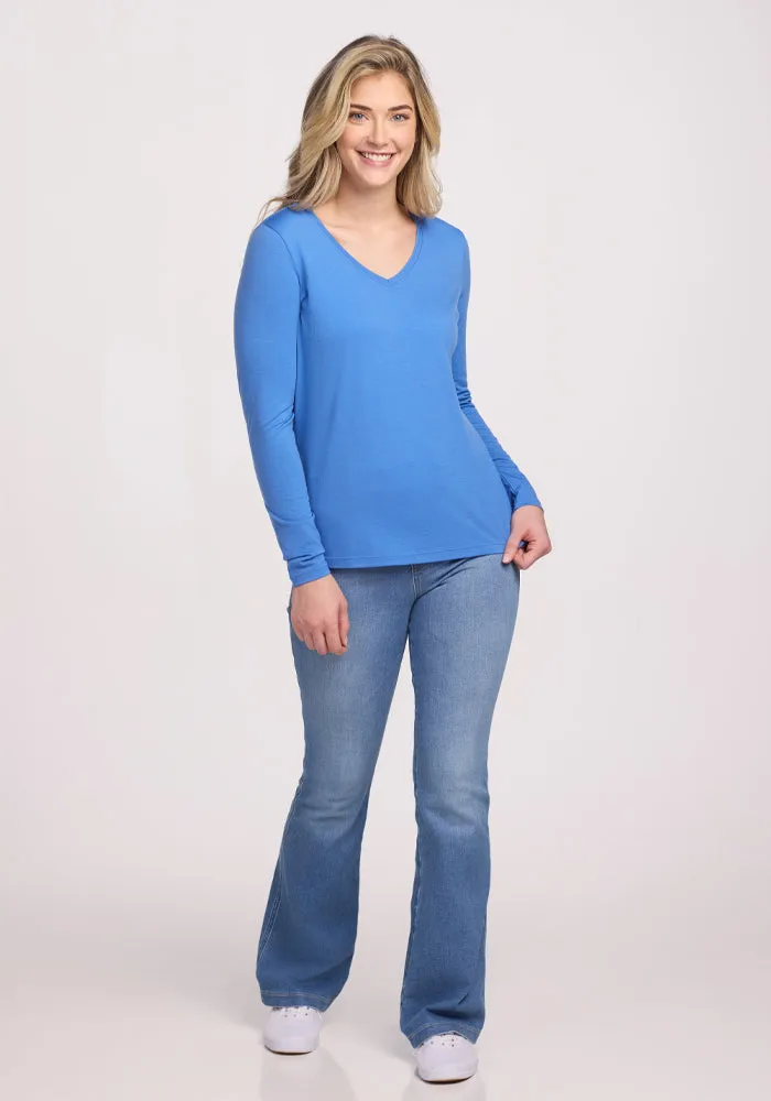 Millie Long Sleeve - Blue Gelato