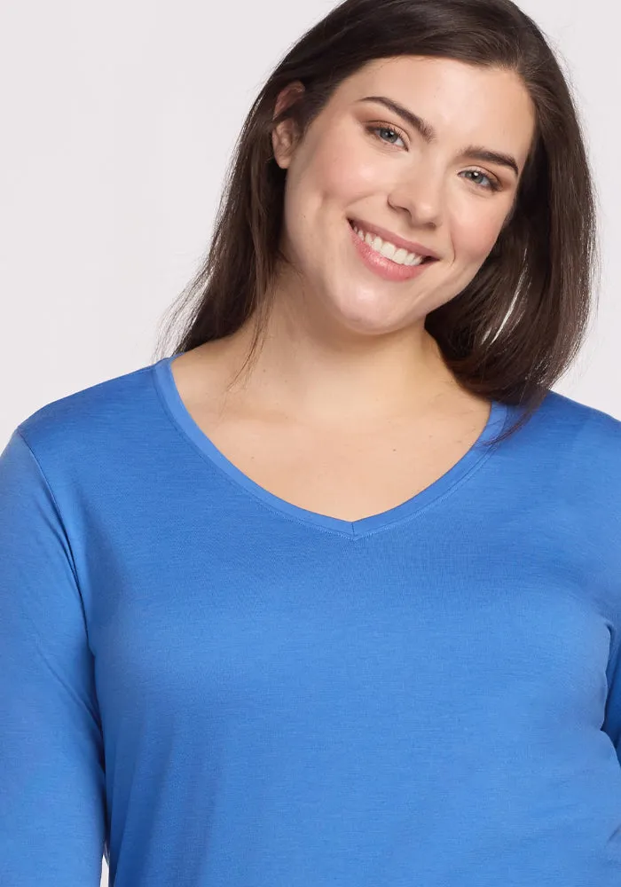Millie Long Sleeve - Blue Gelato