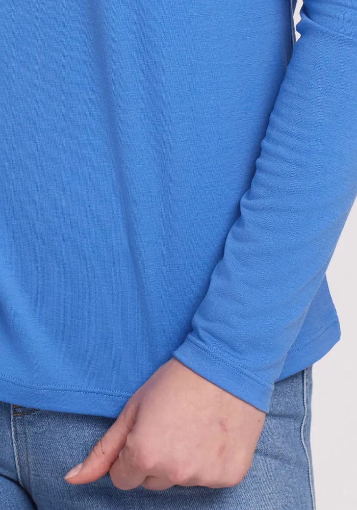 Millie Long Sleeve - Blue Gelato