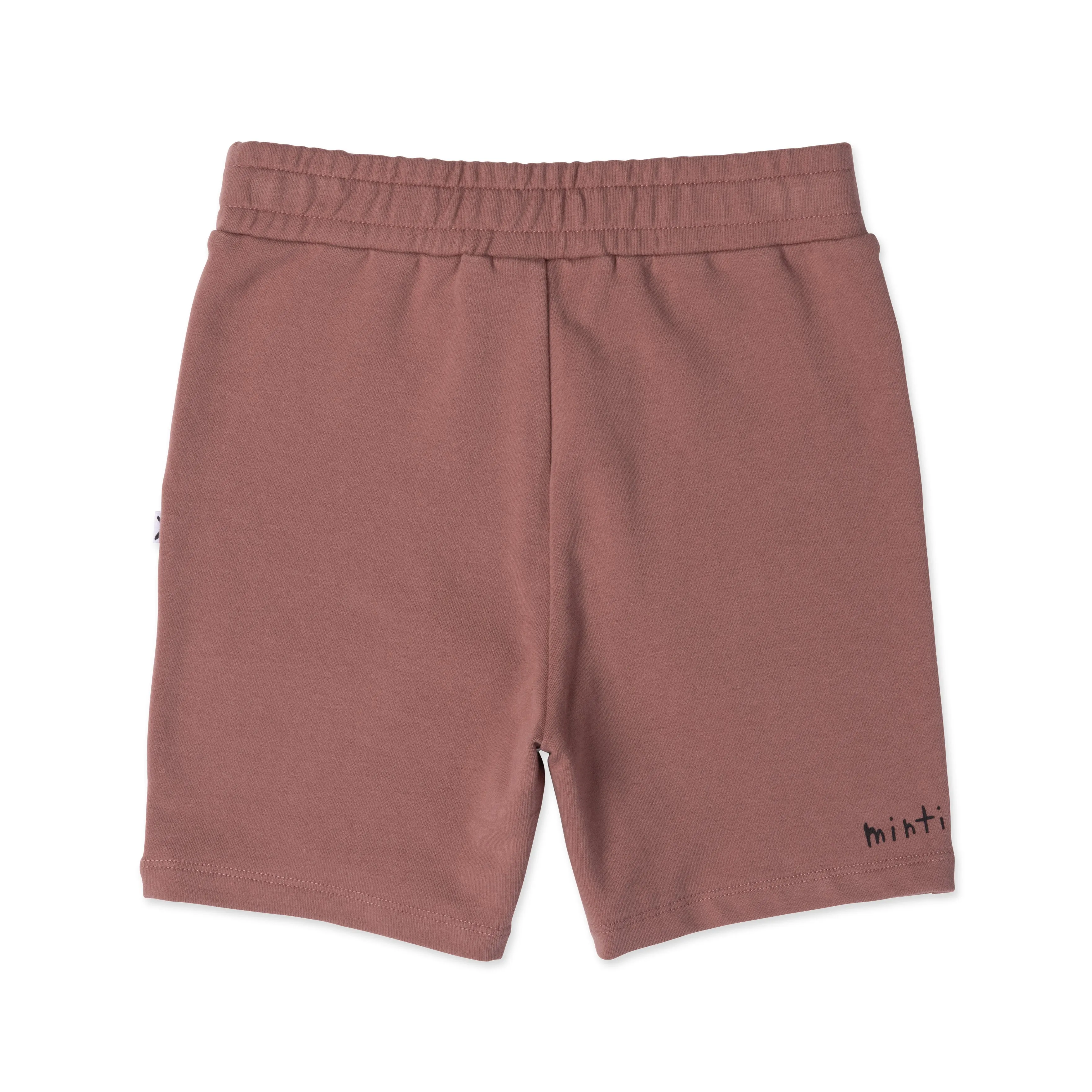 MINTI TRACK SHORT CHOCOLATE