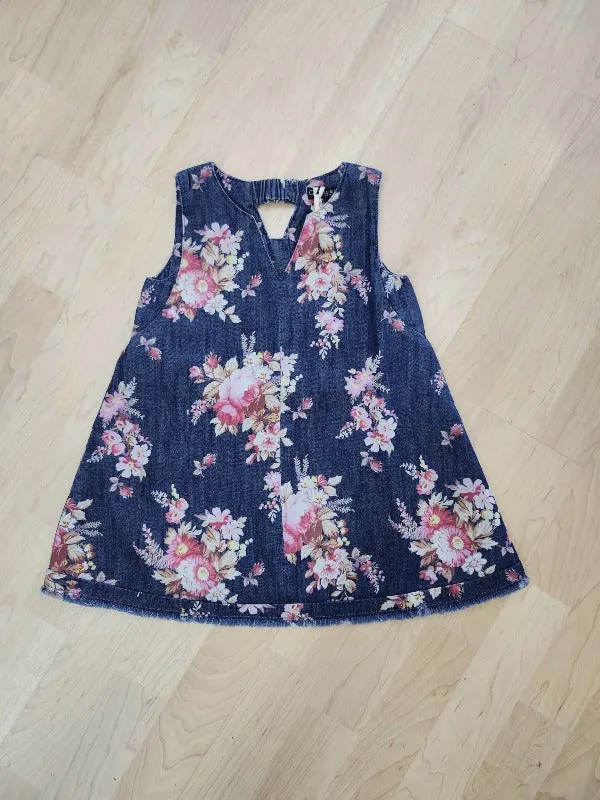 Mirabel Chambray Floral Dress