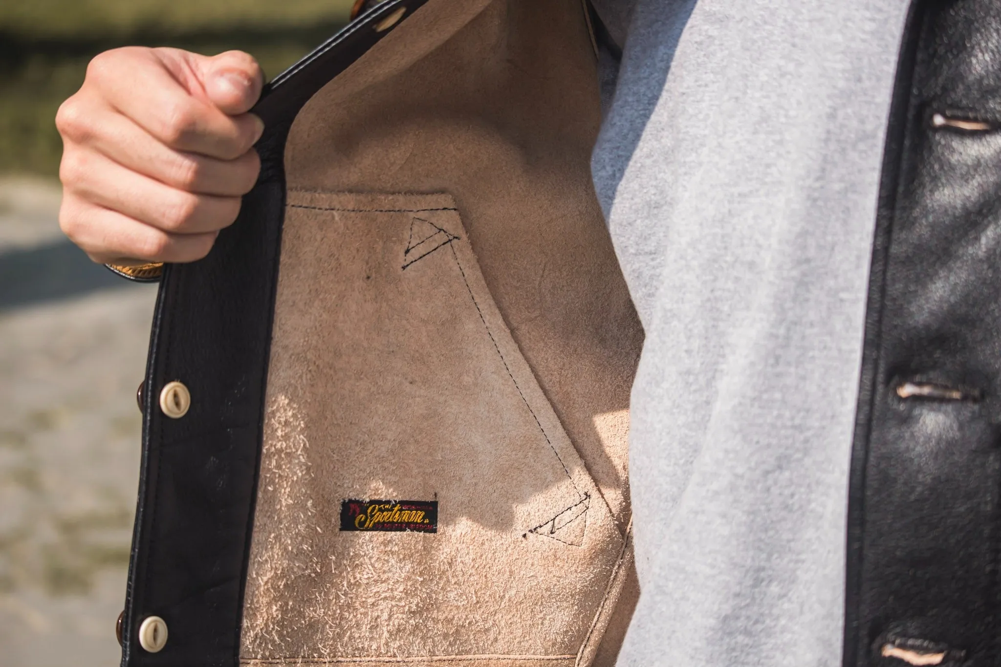 【MISTER FREEDOM】Campus Jacket Black Teacore Leather 哥薩克外套 美國植鞣黑色茶芯牛皮
