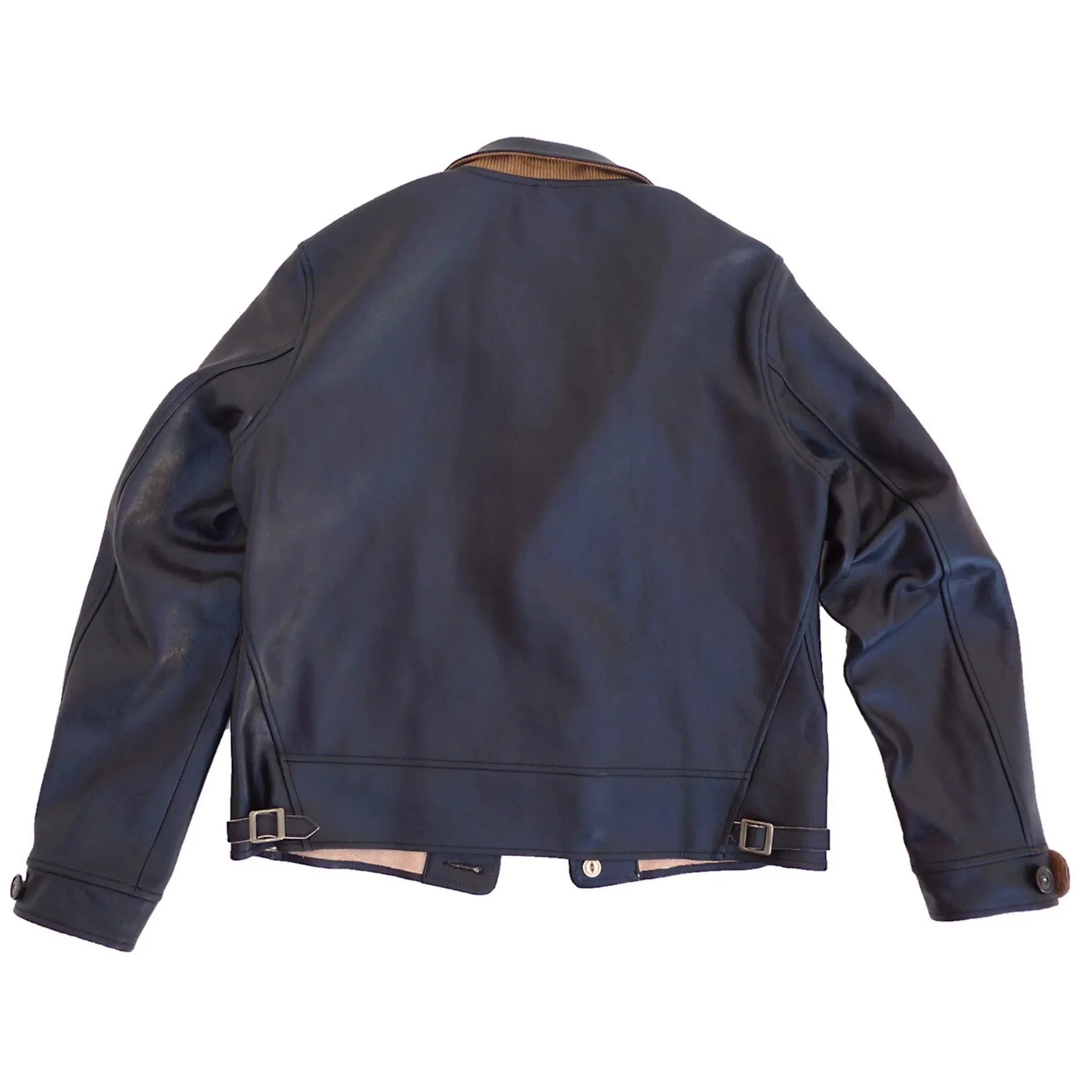 【MISTER FREEDOM】Campus Jacket Black Teacore Leather 哥薩克外套 美國植鞣黑色茶芯牛皮