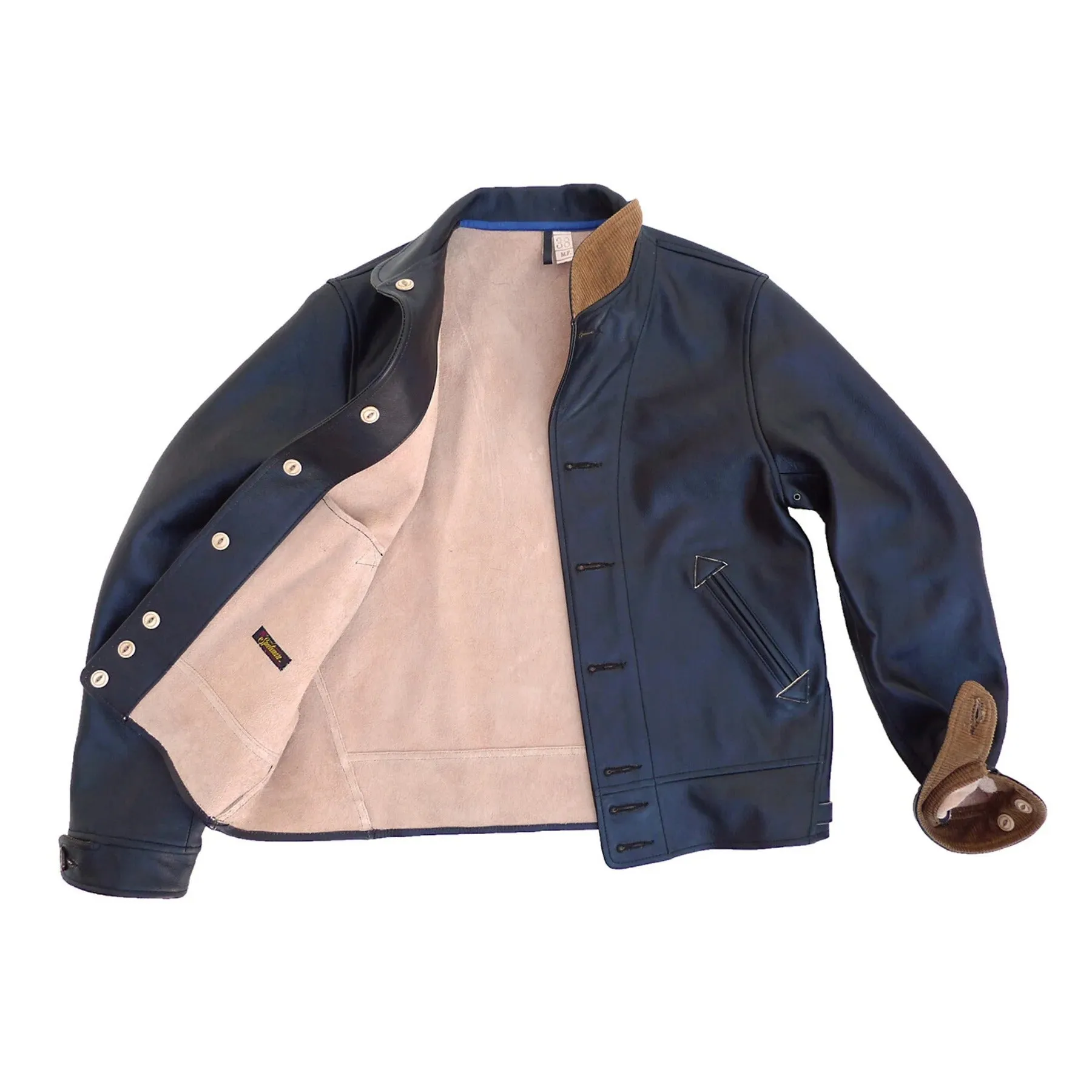 【MISTER FREEDOM】Campus Jacket Black Teacore Leather 哥薩克外套 美國植鞣黑色茶芯牛皮