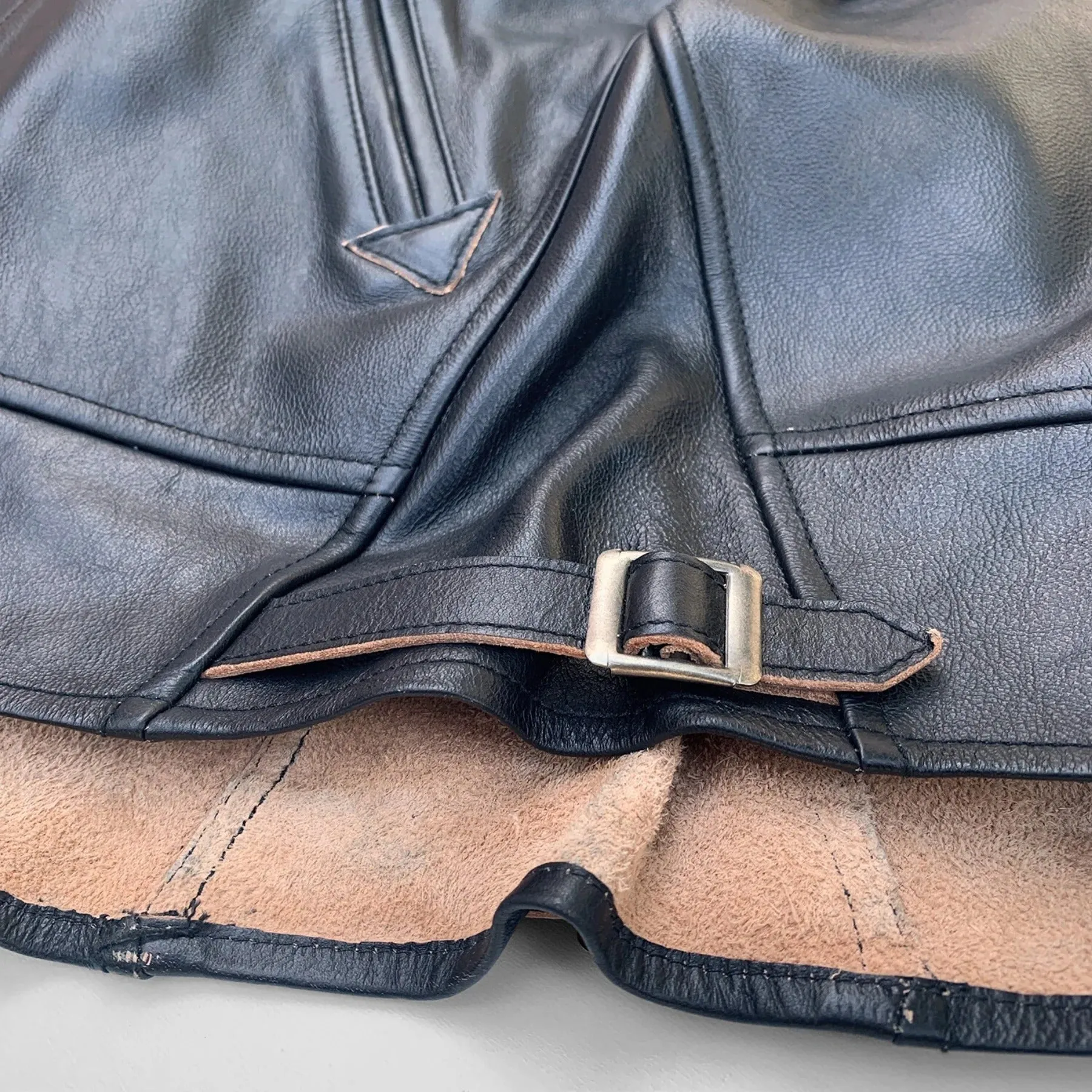【MISTER FREEDOM】Campus Jacket Black Teacore Leather 哥薩克外套 美國植鞣黑色茶芯牛皮
