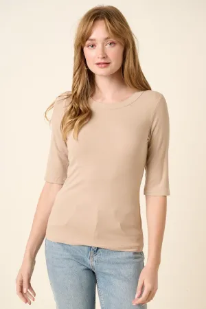 Mittoshop Round Neck Half Sleeve T-Shirt