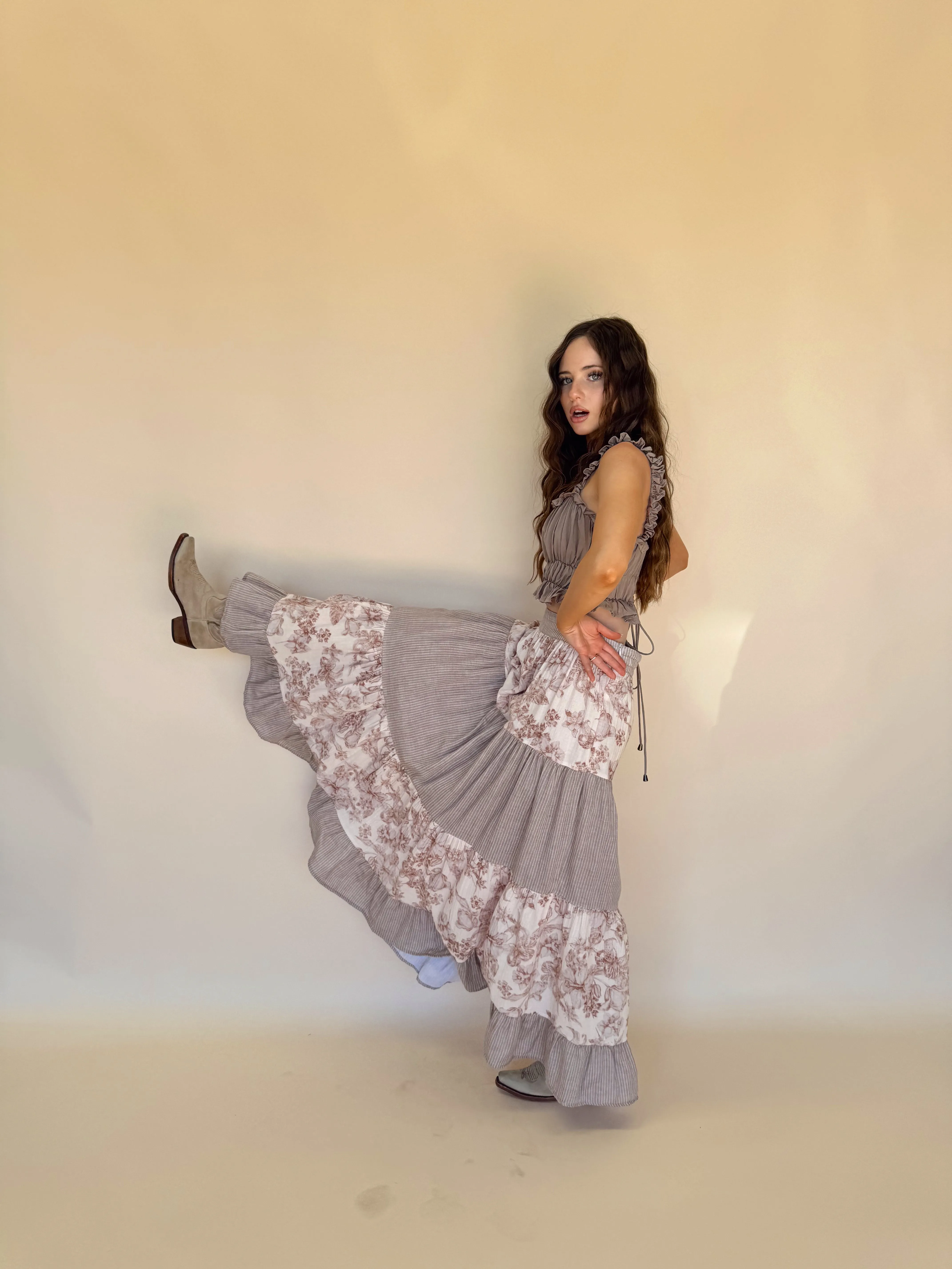 Mixed Feelings Maxi Skirt