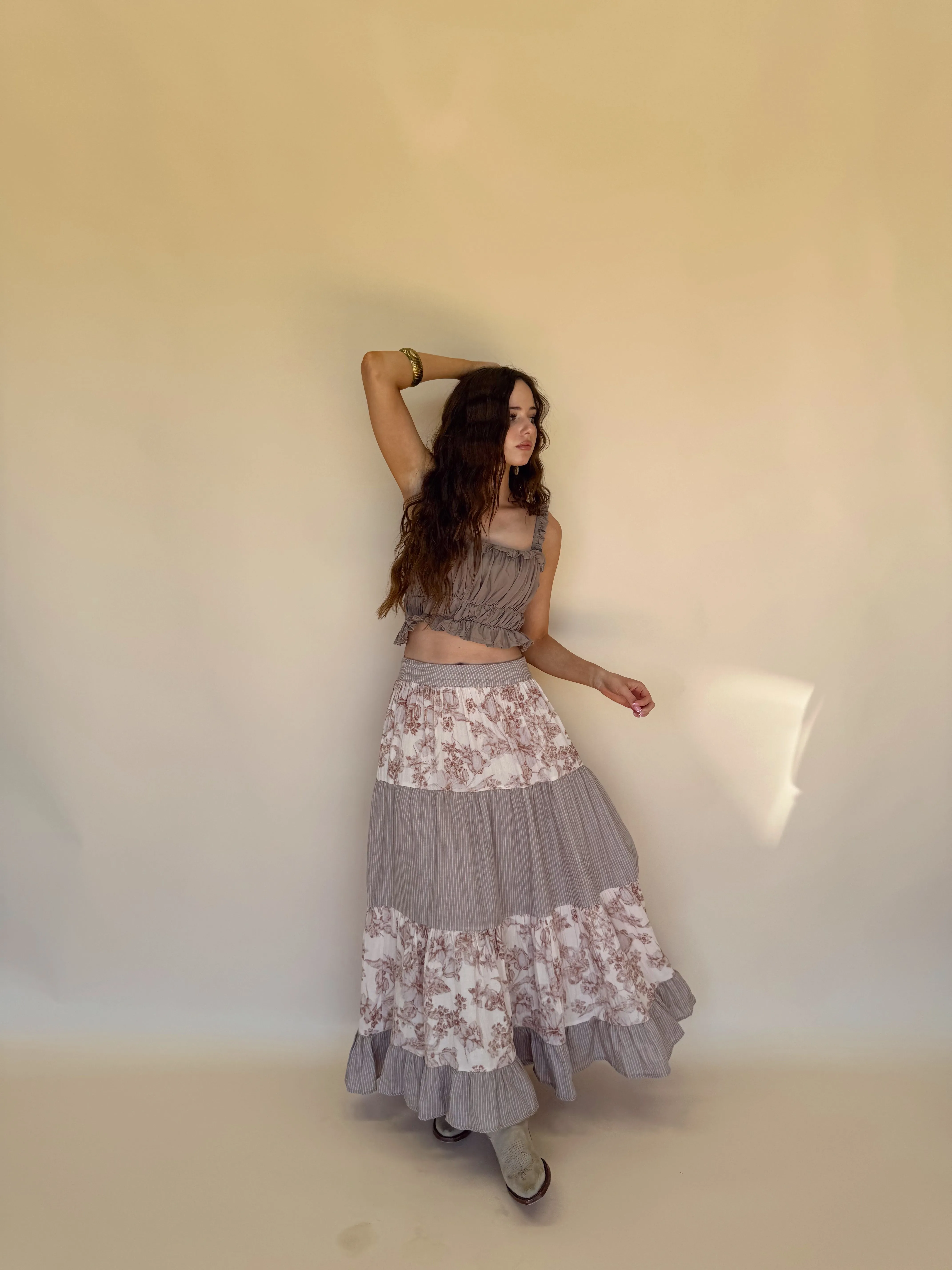 Mixed Feelings Maxi Skirt