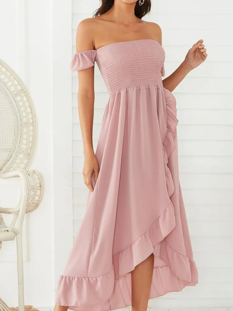 Mommy and Me Flowy Smocked Maxi Dress