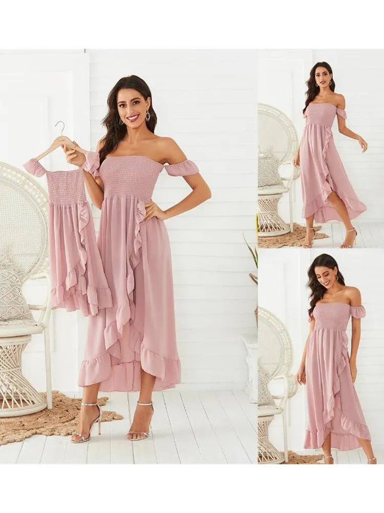 Mommy and Me Flowy Smocked Maxi Dress