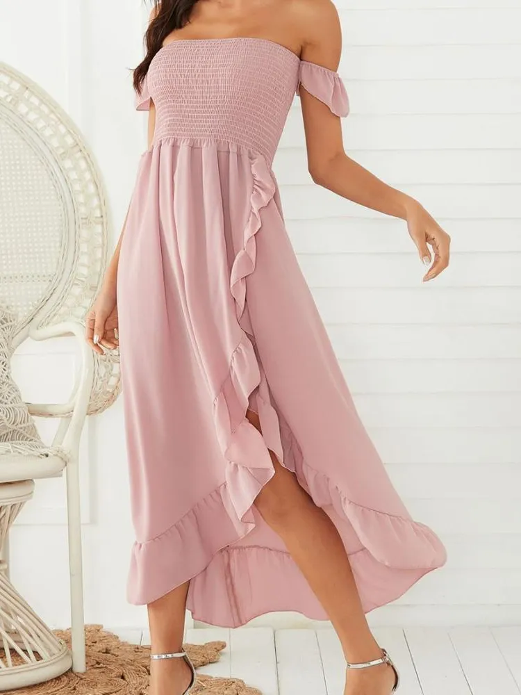 Mommy and Me Flowy Smocked Maxi Dress