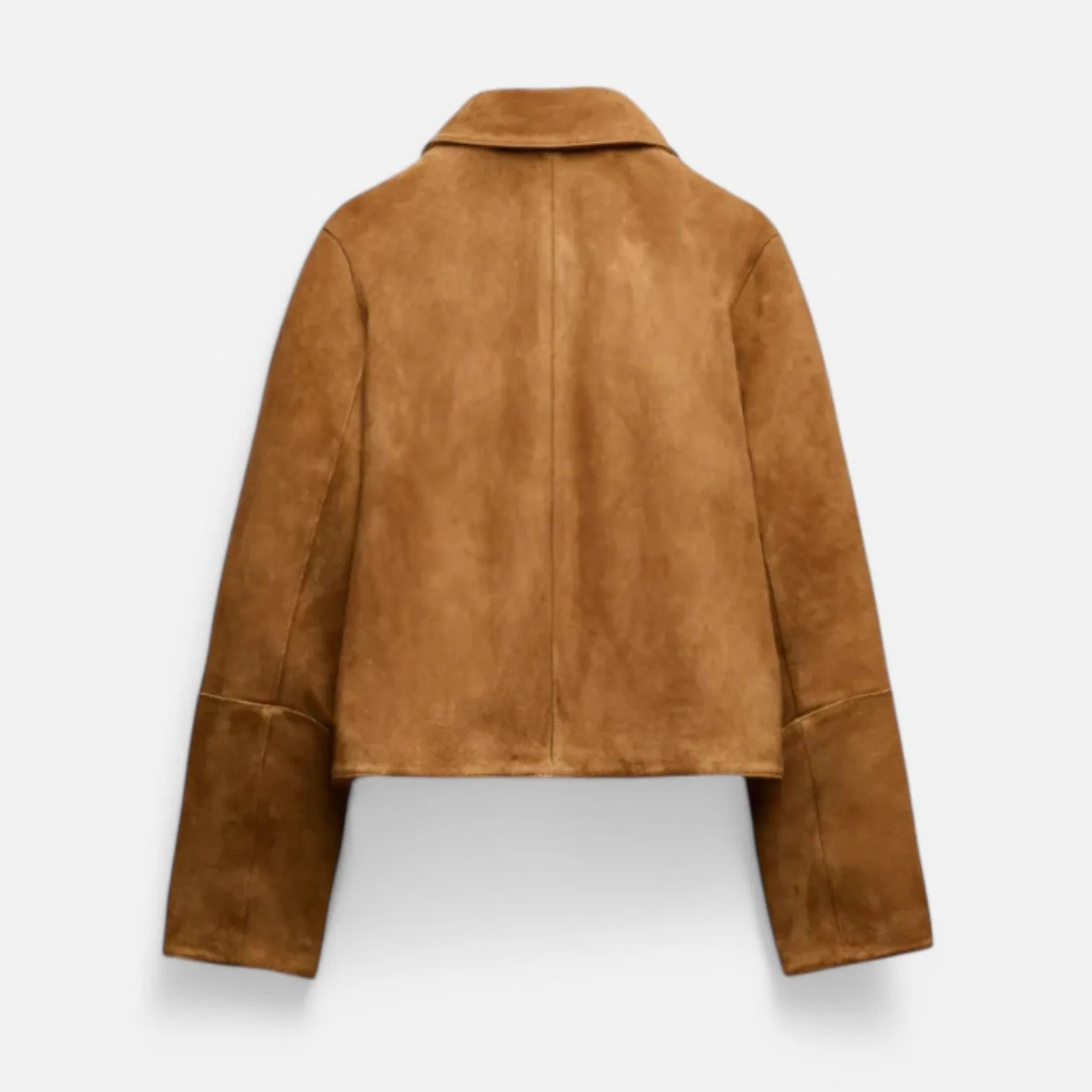Monacogents | Suede Leather Short Jacket