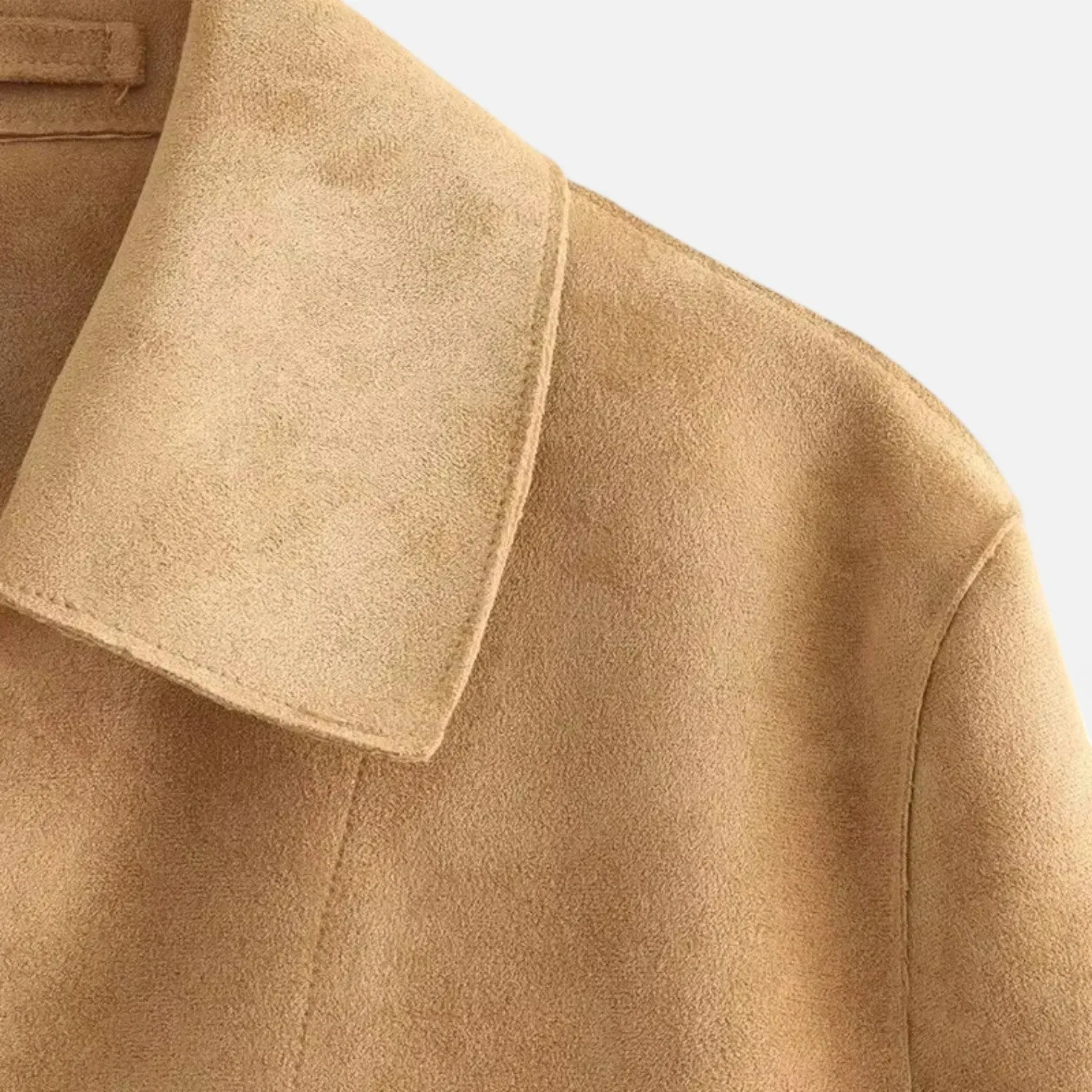 Monacogents | Suede Leather Short Jacket